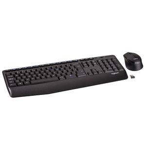 Kit Teclado e Mouse Logitech MK345 Sem Fio Preto