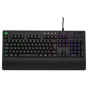 Teclado Gamer Logitech G213 Prodigy RGB Com Fio Preto