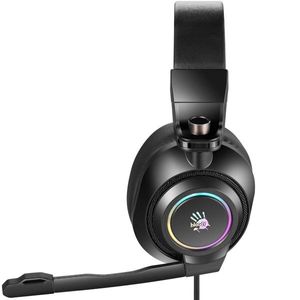 Headset Gamer USB 7.1 Bloody G580 RGB Com Microfone Preto