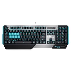 Teclado Gamer Mecanico LED Azul B865 Bloody Optico USB Preto