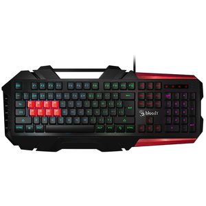 Teclado Gamer RGB B3590R Bloody USB Preto/Vermelho