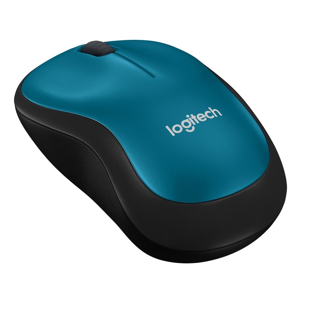 Mouse Sem Fio Logitech M185 Azul em Promocao Primetek