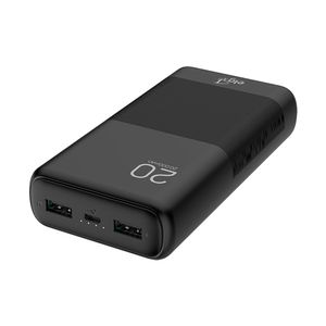 Carregador Portatil ELG 20.000mAh Power Bank USB PB200BK Preto