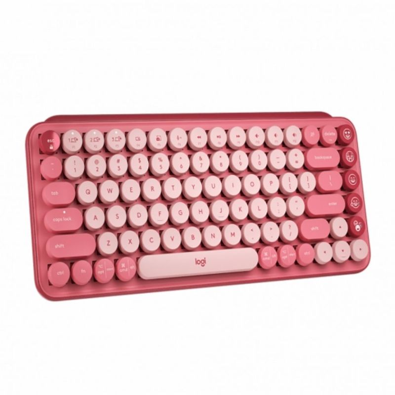 teclado-mecanico-sem-fio-logitech-pop-keys-bluetooth-teclas-emoji-rosa-2