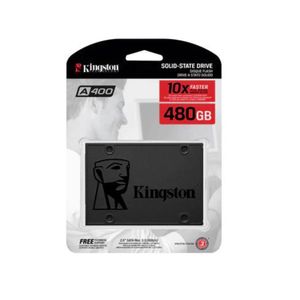 SSD 480GB Kingston A400 Sata Leitura 500MBs e Gravacao 450MBs SA400S37/480G