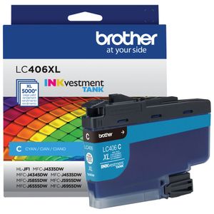 Cartucho de Tinta Brother Ciano - LC406XLCS