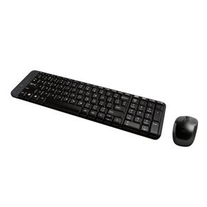 Kit Teclado e Mouse Logitech Sem Fio - MK220 Preto Outlet/OPEN BOX