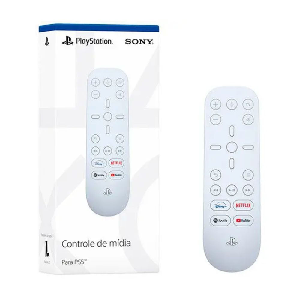 Controle Remoto De Midia Para PS5 Sony em Promocao - Primetek