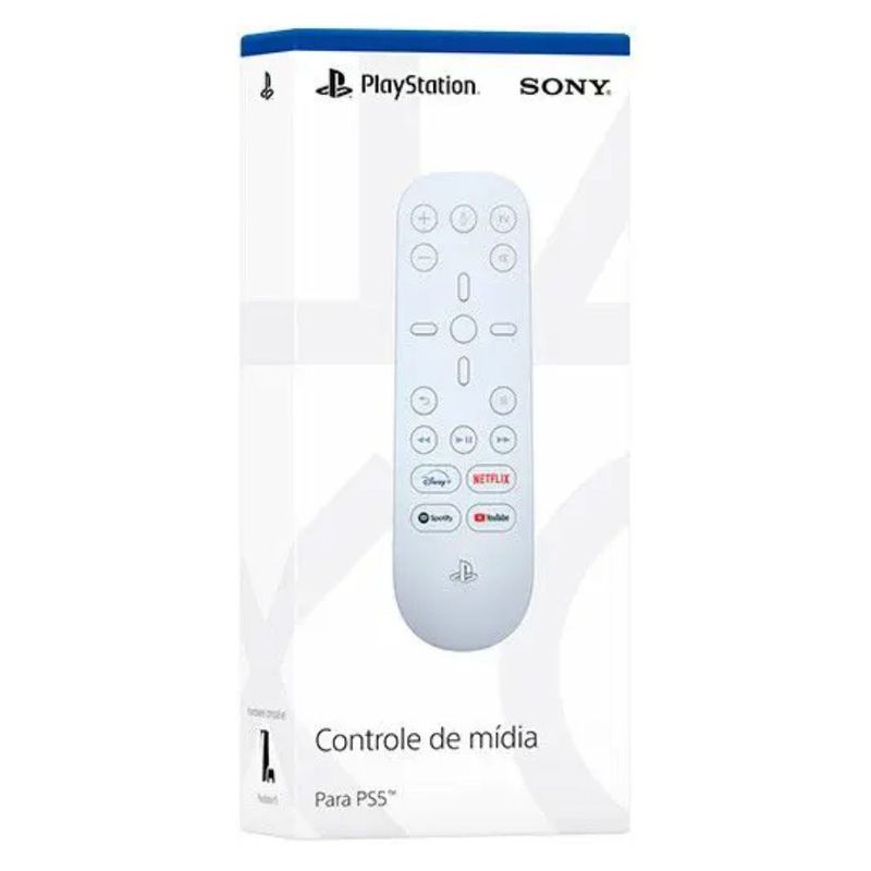 Controle Remoto De Midia Para PS5 Sony em Promocao - Primetek