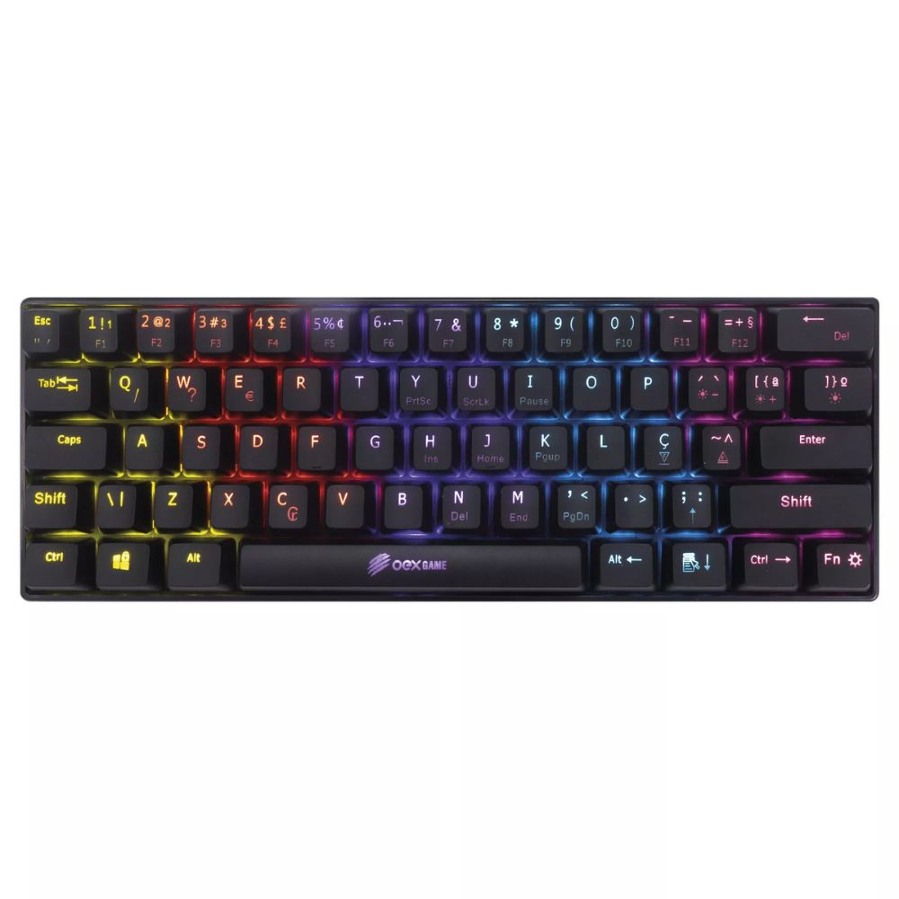 Mini Teclado e Rato Gamer