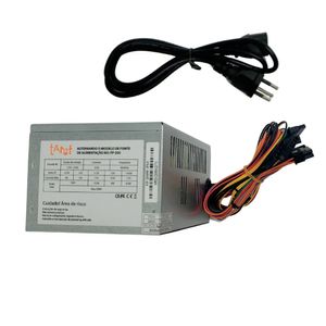 Fonte 200W Real ATX Tarct + Cabo  20/24 Pinos