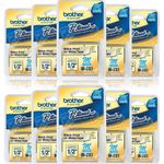 kit-10-fitas-rotulador-brother-12mm-m231-preto-branco