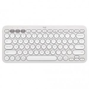 Teclado Sem Fio Logitech K380S PEBBLE KEYS 2 Bluetooth Branco