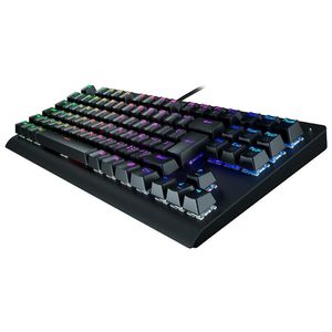 Teclado Gamer Redragon Mecanico Dark Avenger Rainbow K568R PT-RED
