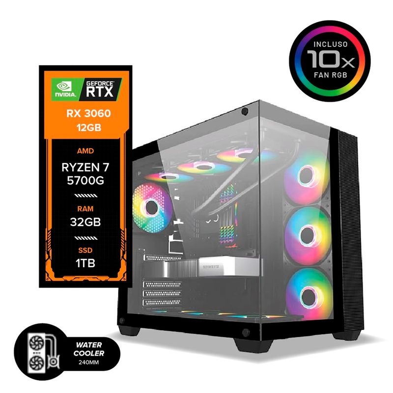 pc-gamer-primetek-ryzen-7-5700g-4-6ghz-32gb-3200mhz-pl-b550m-a-ssd1tb-rtx3060-watercooler-240mm