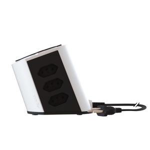 Extensao Tower Legrand Daneva 3 Tomadas 2 USB Inducao DN3001 1,3M