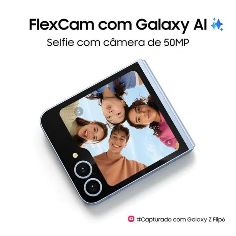 Smartphone Samsung Galaxy Z Flip 6 5G em Promocao - Primetek