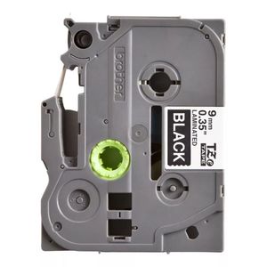 Fita para Rotulador Brother 9MM TZE325 Preto e Branco