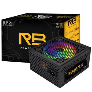 Fonte Atx 550W 80 Plus RGB Rainbow PFC Ativo - Sem Cabo