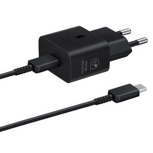 Carregador de parede Samsung 25w com cabo EP-T2510XBPGBR Preto