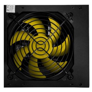 Fonte ATX 500W 80 Plus Bronze BRX Automatica Com Cooler Amarelo Sem Cabo B-S500W