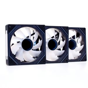 Kit 3x Fan 120mm Liketec Enigma Dark ARGB com Controle Remoto e Controladora, Sync MB, PWM