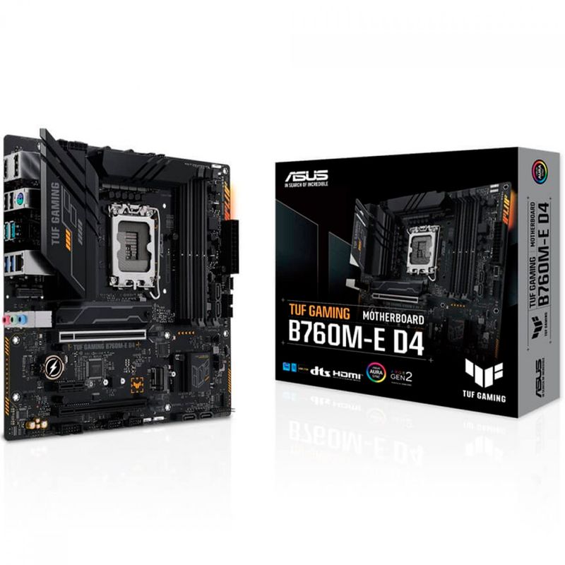 Placa Mae Asus TUF Gaming B760M-E D4 em Promocao - Primetek