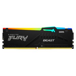 Memoria 16GB Kingston Fury Beast RGB DDR5 5200mhz KF552C40BBA-16