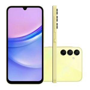 Smartphone Samsung Galaxy A15 Tela 6.5" Camera Tripla Traseira 8GB RAM 256GB Verde Claro