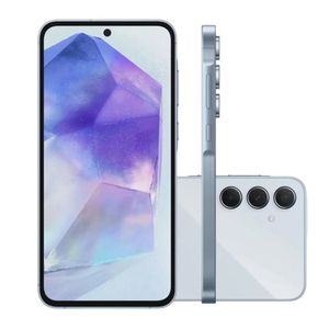 Smartphone Samsung Galaxy A55 5G Tela 6.6" Camera Tripla 8GB 128GB Azul Claro Outlet/Open Box