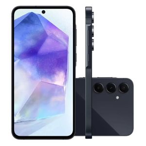 Smartphone Samsung Galaxy A55 5G Tela 6.6" Camera Tripla 8GB 128GB Azul Escuro Outlet/Open Box