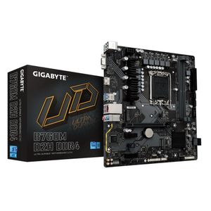 Placa Mae Gigabyte B760M D2H DDR4, Chipset B760, Intel LGA 1700, M-ATX, DDR4