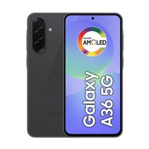 Smartphone Samsung Galaxy A36 5G Tela 6.7" 256GB, 8GB RAM, Camera Tripla 50MP, AI Preto