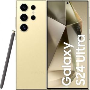 Smartphone Samsung Galaxy S24 Ultra 512GB Tela 6.8" Dual Chip Quatro Cameras 10MP+12MP+50MP+200MP + Frontal 12MP Titanio Creme Outlet/Open box