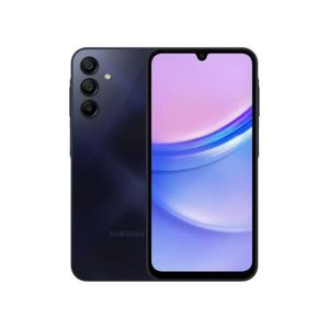 Smartphone Samsung Galaxy A15 Tela 6.5" Camera Tripla Traseira 4GB RAM 128GB Azul Escuro