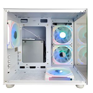 Gabinete Gamer Vidro Lateral Hayom GB1797 Branco