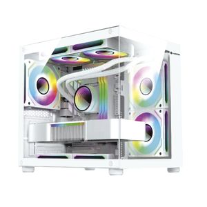 Gabinete Gamer Vidro Lateral Hayom GB1797 Branco