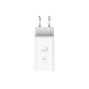 Carregador de Parede 65w Power Delivery e Quick Charge 3.0A Usb Tipo-c Branco