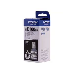 Garrafa de tinta Brother para recarga de equipamento Inkjet, Preta, BTD100BK - CX 1 UM