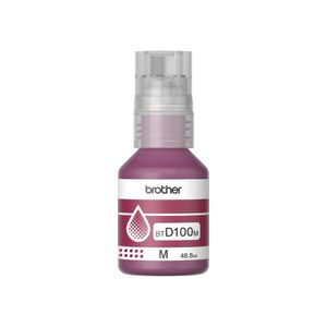 Garrafa de tinta Brother para recarga de equipamento Inkjet, Magenta, BTD100M - CX 1 UM
