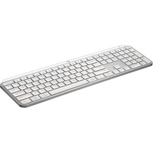 Teclado Sem fio Logitech MX KEYS S 920-011564 Cinza Claro